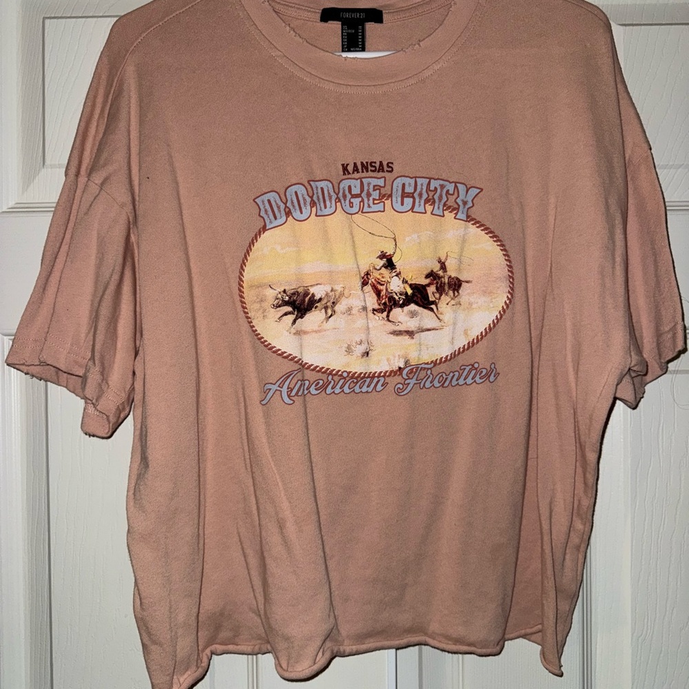 Forever 21 Blush Pink Crewneck Tee